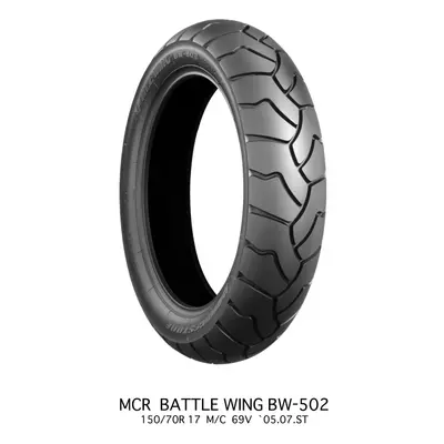 BRIDGESTONE 150/70R17 BATTLE WING BW502 69V TT G F800GS ZADNÍ DOT 2022 (BRIDGESTONE 150/70R17 BA