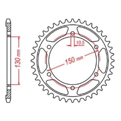 Rozeta MTX 11-4NX-46 (JTR300.46, 39P/42P) (MTX PARTS rozeta 300 46 (JTR300.46) (39P/42P))