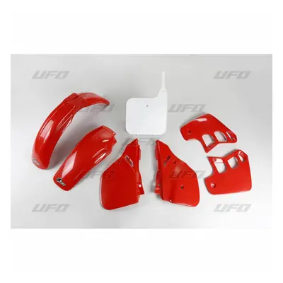 Kompletní sada plastů UFO HOKIT098999 (UFO kompletní sada plastů HONDA CR 125 89-90 barva (červe