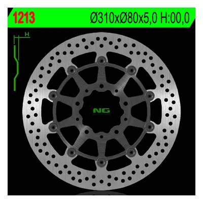 Brzdový kotouč NG Brakes NG1213 (NG brzdový kotouč přední KAWASAKI ZX6R 636 13-16, Z800 12-17, Z