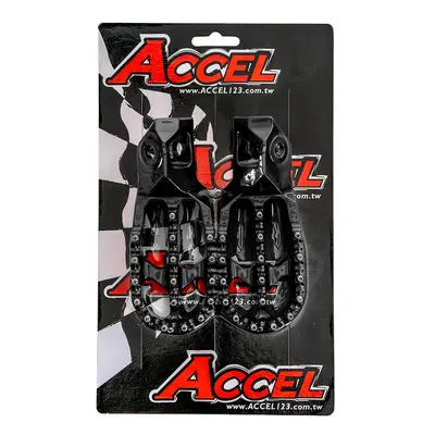 Stupačky ACCEL FP-25BK (ACCEL stupačky KTM SX / SXF / XC / XCF 125 / 250 / 250 / 300 / 350 / 450