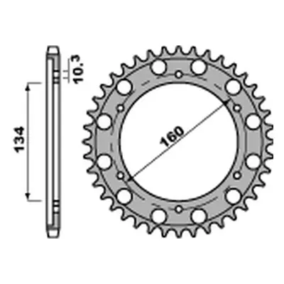 Rozeta PBR 439941C45 (JTR1306.41) (PBR rozeta 4399 41 C45 (JTR1306.41))