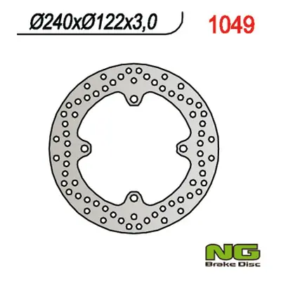 Brzdový kotouč NG Brakes NG1049 (NG brzdový kotouč zadní SUZUKI RMZ 450 05-20, HONDA CR 125 98-9