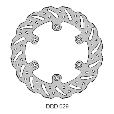 Brzdový kotouč zadní DELTA BRAKING ONL_DBD029G (DELTA BRAKING brzdový kotouč zadní YAMAHA YZ/WR 