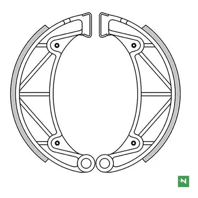 Brzdové čelisti - pakny NEWFREN GF1264 (NEWFREN brzdové čelisti - pakny YAMAHA SR 250 87-94 (150