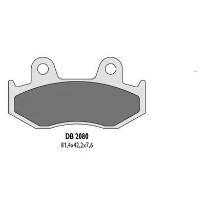 Brzdové destičky DELTA BRAKING DB2080OR-N (DELTA BRAKING brzdové destičky KH92, KH323 - nahrazuj