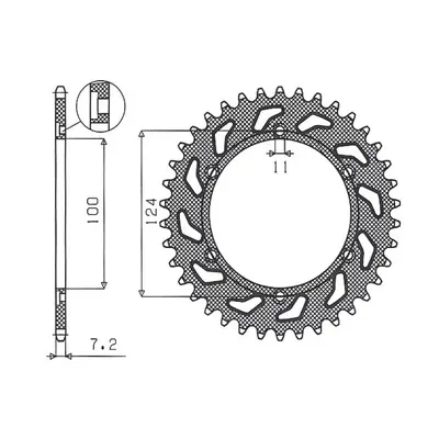 Rozeta SUNSTAR SUN1-4436-39 (JTR745.39, 436639JT) (SUNSTAR rozeta 4366 39 (JTR745.39)* (436639JT