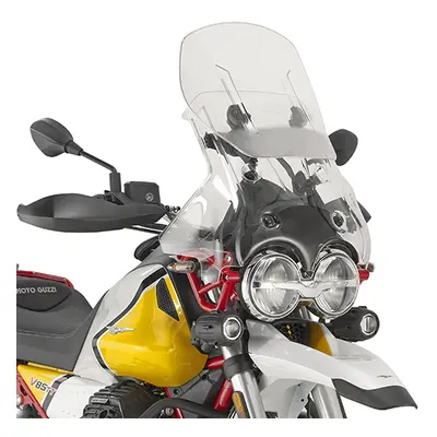 Plexi štít KAPPA KAF8203 (KAPPA plexi štít MOTO GUZZI V85 TT (2019) s regulací AIRFLOW průhledný