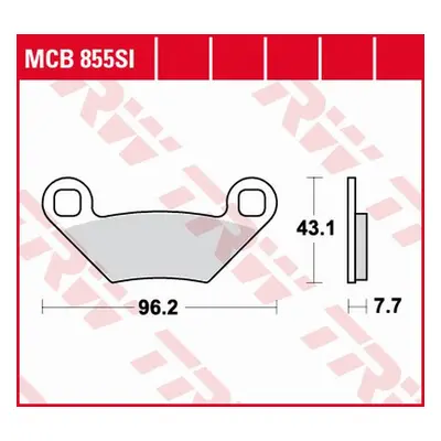 TRW LUCAS brzdové destičky KH475 sintrované OFFROAD POLARIS sportSMAN 500 08-, sportSMAN 850 15-