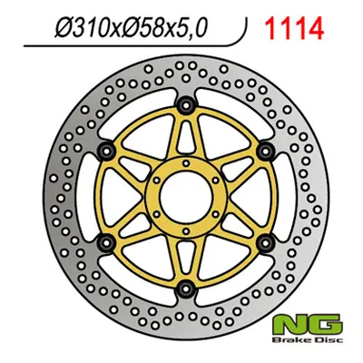 Brzdový kotouč NG Brakes NG1114 (NG brzdový kotouč přední HONDA CBR 1100 XX 97-98 (310X58X5) (6X