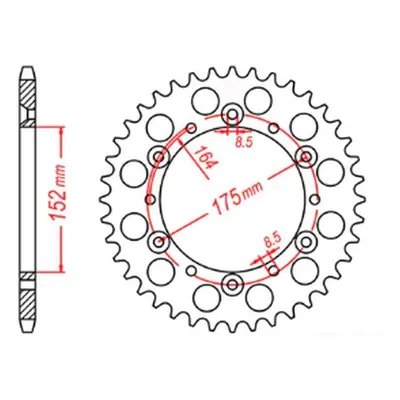 Rozeta MTX 11-2H0-42 (JTR853.42) (MTX PARTS rozeta 856 42 (JTR853.42))