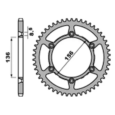 Rozeta PBR 82053C45 (JTR822.53) (PBR rozeta 820 53 C45 (JTR822.53))