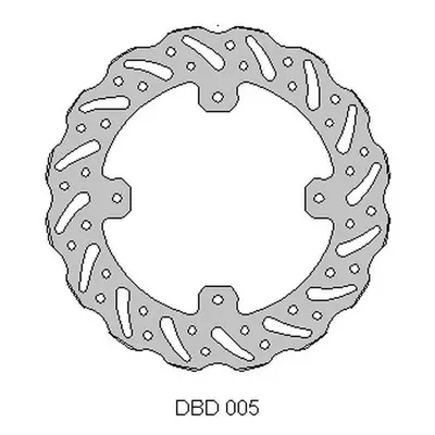 Brzdový kotouč zadní DELTA BRAKING ONL_DBD005G (DELTA BRAKING brzdový kotouč zadní HONDA CR 125 