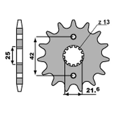 Řetězové kolo přední PBR 513 13 18NC (JTF513.13, STD.-2) (PBR řetězové kolo přední 513 13 18NC (