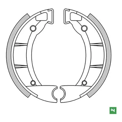 Brzdové čelisti - pakny NEWFREN GF.1151 (NEWFREN brzdové čelisti - pakny BENELLI CITYBIKE 50, S5
