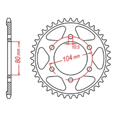 Rozeta MTX 11-503-44 (12-, JTR1489.44) (MTX PARTS rozeta 4359 44 (12-) (JTR1489.44))