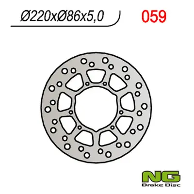 Brzdový kotouč NG Brakes NG059 (NG brzdový kotouč zadní YAMAHA XT 600 E 95-03, XTZ 660 91-94 (22