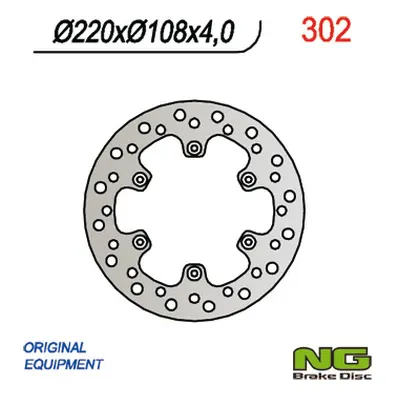 Brzdový kotouč NG Brakes NG302 (NG brzdový kotouč zadní GAS GAS 94-99 (220X108X4 / 3,5 / 4))