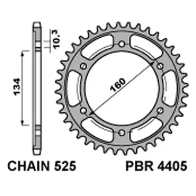 Rozeta PBR 440547C45 (JTR1307.47) (PBR rozeta 4405 47 C45 (JTR1307.47))