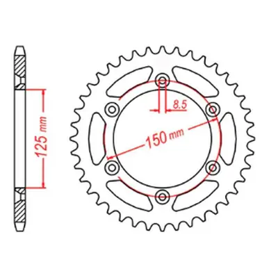 Rozeta MTX 11-KM1-46 (89946JT) (MTX PARTS rozeta 899 46 (89946JT))