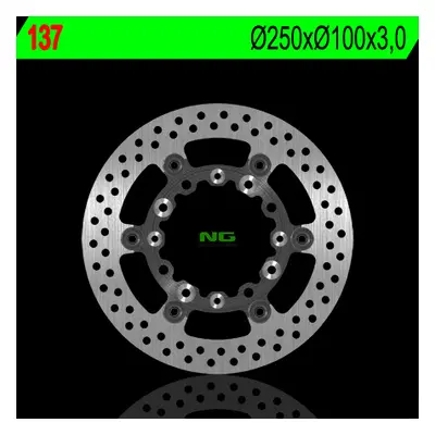 Brzdový kotouč NG Brakes NG137 (NG přední brzdový kotouč KAWASAKI KX 125/250 89-05, KLX 250/300/