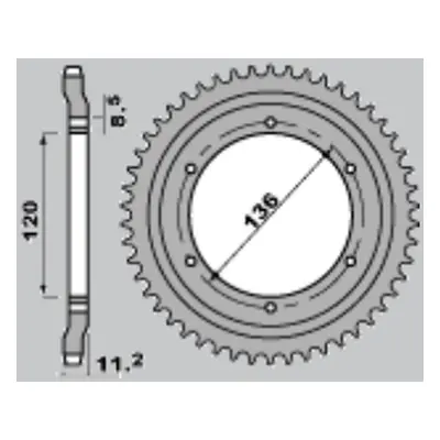 Rozeta JR 82747JRS (ITALIA) (JR rozeta 827 47 (ITALIA))