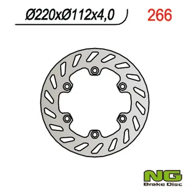 Brzdový kotouč NG Brakes NG266 (NG brzdový kotouč zadní HUSQVARNA CR/WR 250 (94-99), TE 350 (84-