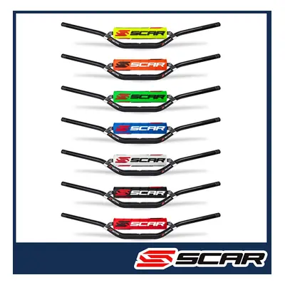 Řidítka s hrazdou SCAR S9172BL (SCAR RACING řidítka s hrazdou 28,6mm model MCGRATH/SHORT barva č