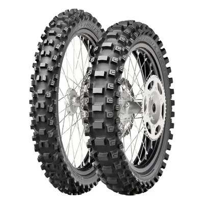 DUNLOP SET PNEUMATIK (636108/24) 80/100-21 GEOMAX MX33 51M TT PŘEDNÍ DOT 2024 + (636098/23) 120/