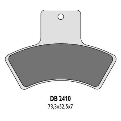 Brzdové destičky DELTA BRAKING DB2410OR-D (DELTA BRAKING brzdové destičky KH270 QUADZILLA - nahr