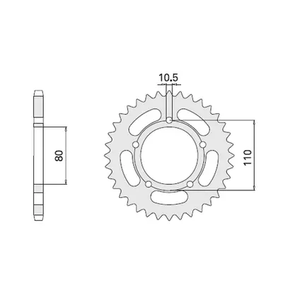 Rozeta CHT 435037K (332-37) (CHT rozeta 4350 37 (332-37))