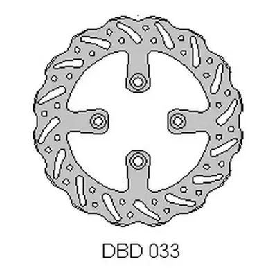 Brzdový kotouč zadní DELTA BRAKING ONL_DBD033G (DELTA BRAKING brzdový kotouč zadní GAS-GAS 65MC 