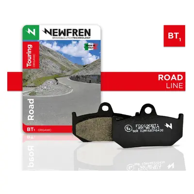 NEWFREN brzdové destičky přední KH181 (TOURING organické) BREMBO přední (FD0186BT1) (NEWFREN brz