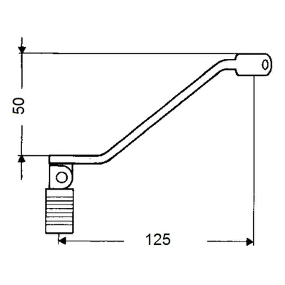 Spojková páčka ocelová BUZZETTI BZ7252 (BUZZETTI spojková páčka ocelová HONDA MTX 125R; CRM 125;