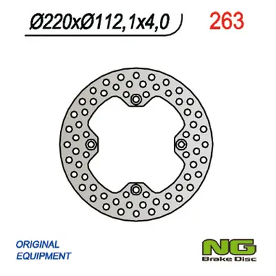 Brzdový kotouč NG Brakes NG263 (NG brzdový kotouč zadní HUSQVARNA CR/WR/TE/TC (220X112X4))