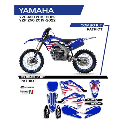 Sada samolepek (dýhy) UFO AD048089 (UFO sada samolepek (dýhy) YAMAHA YZF 250 19-22; YZF 450 18-2