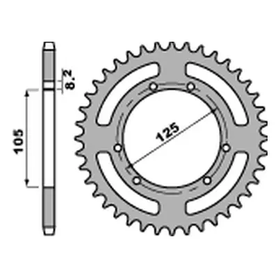 Rozeta PBR 440263F (JTR1131.63, STD.+10) (PBR rozeta 4402 63 F (JTR1131.63) (STD.+10))