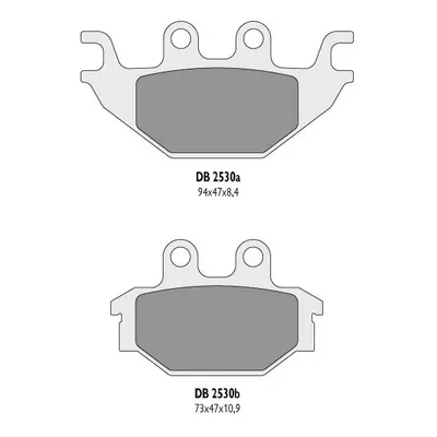 Brzdové destičky DELTA BRAKING DB2530OR-D (DELTA BRAKING brzdové destičky KH377 ATV SYM/TGB/KYMC