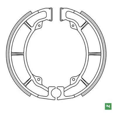 Brzdové čelisti - pakny zadní NEWFREN GF1238 (NEWFREN brzdové čelisti - pakny zadní KAWASAKI EL 