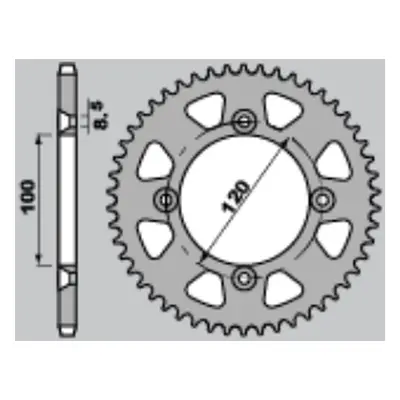 Rozeta JT SPROCKETS JTR1798.47 (473847JT) (JT rozeta 4738 47 (473847JT))