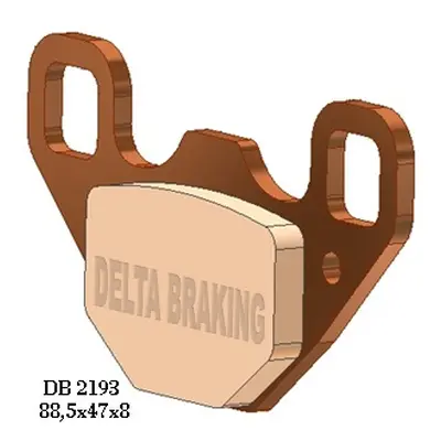 DELTA BRAKING KLOCKI HAMULCOWE KH489 POLARIS RZR 170 09-14 TYŁ - ZASTĘPUJĄ DB2193QD-D (DB2193OR-