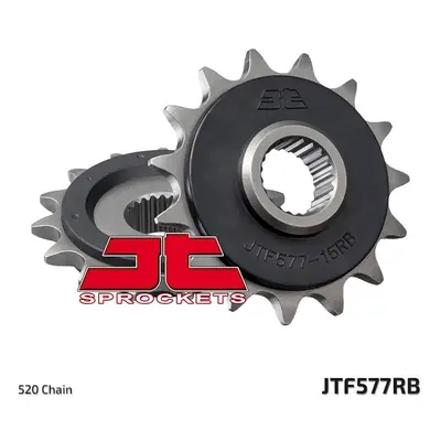 Řetězové kolo přední JT SPROCKETS JTF577.15RB (JT řetězové kolo přední 441 15 s gumou)