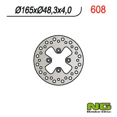 Brzdový kotouč NG Brakes NG608 (NG brzdový kotouč přední CAN-AM / BOMBARDIER DS 650 (00-06) (165