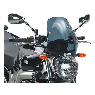 Plexi štít KAPPA 140DK (KAPPA plexi štít YAMAHA FZ6 (04-06) 35 X 36 cm ztmavená - potřebné upevn