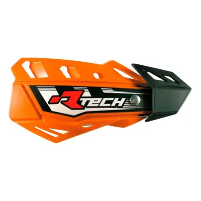 RACETECH (RTECH) kryty páček FLX CROSS/ENDURO barva oranžová (se 2 typy držáků na řidítka a ruko