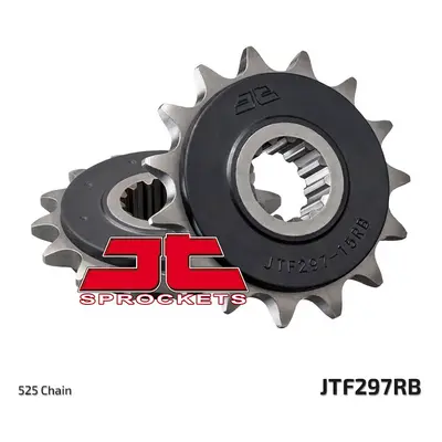 Ozubené kolo přední JT SPROCKETS JTF297.15RB (204115JTRB) (JT ozubené kolo přední 2041 15 s gumo