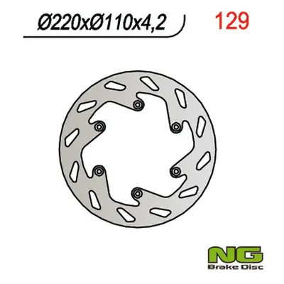 Brzdový kotouč NG Brakes NG129 (NG brzdový kotouč zadní KTM SX/EXC/LC 4 (220X110X4,2) (NG141; NG