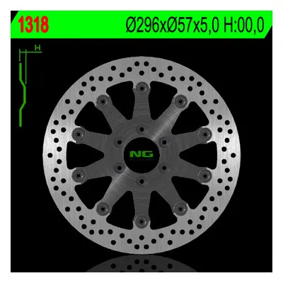 Brzdový kotouč NG Brakes NG1318 (NG brzdový kotouč přední SUZUKI VS600/750/800/1400 INTRUDER 85-