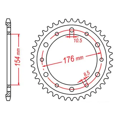 Rozeta MTX 11-MT4-43 (JTR1340.43) (MTX PARTS rozeta 4434 43 (JTR1340.43))