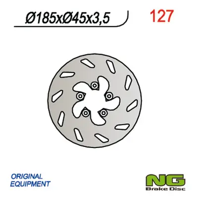 Brzdový kotouč NG Brakes NG127 (NG brzdový kotouč zadní KTM EXC 50 99-00 (185X45X3,5))